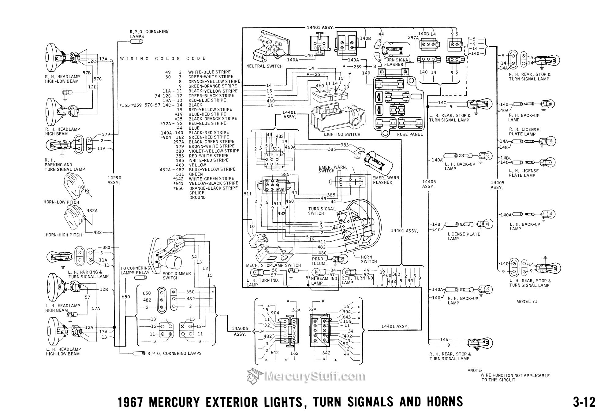 Cornering Lights - 1966 Mercury - Mercury Forum - Mercury ... 2007 mercury montego wiring diagrams free download 